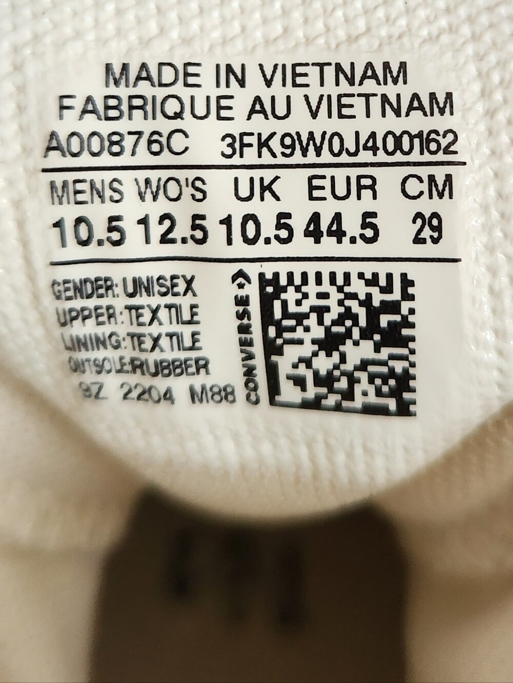 Converse CTAS Unisex Lugged 2.0 Hi Platform Sneakers Size Womens 12.5/Mens 10.5 - Picture 6 of 7
